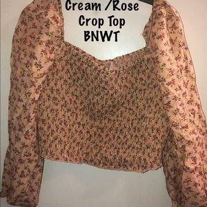 Exhilarations crop top BNWT